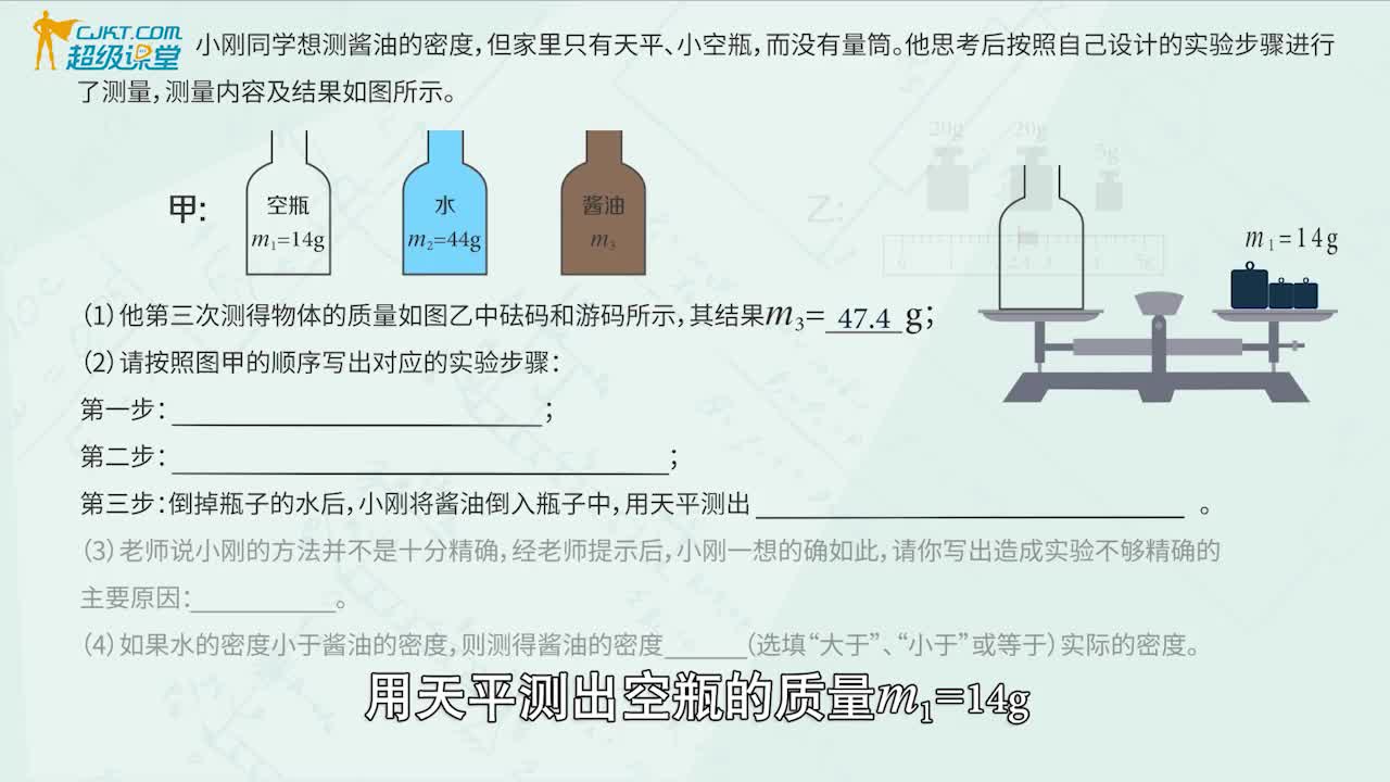 如何测酱油的密度?哔哩哔哩bilibili