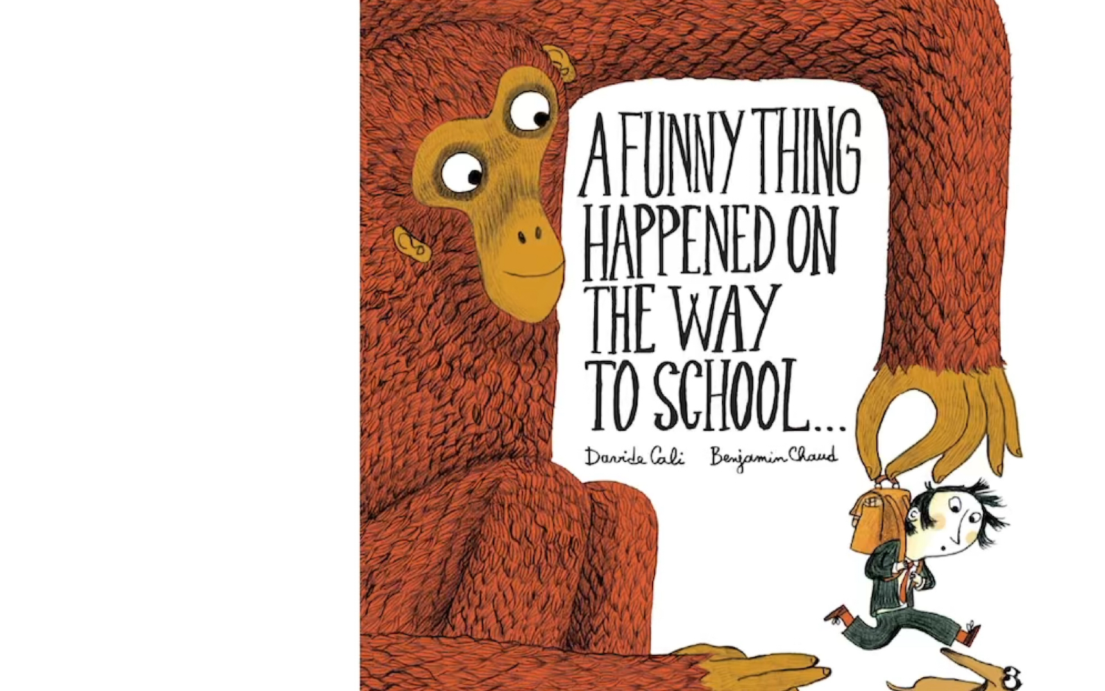 英文童书绘本共读～～a funny thing happened on the way to school