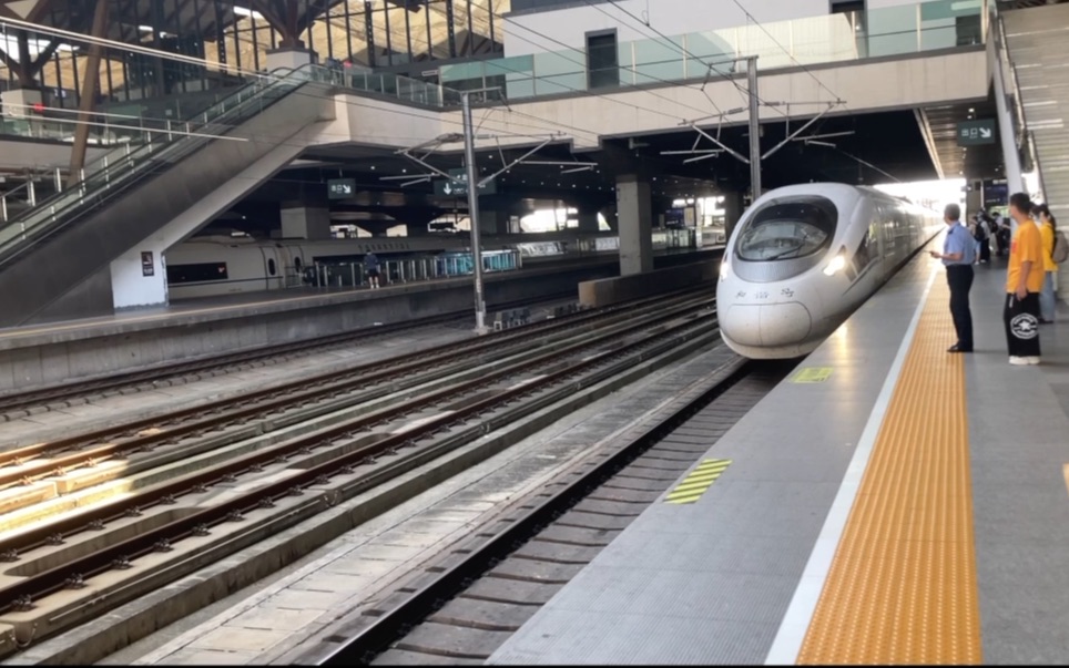 【中国铁路】g8263次宿迁-上海 crh380cl 进苏州站_哔哩哔哩_bilibili