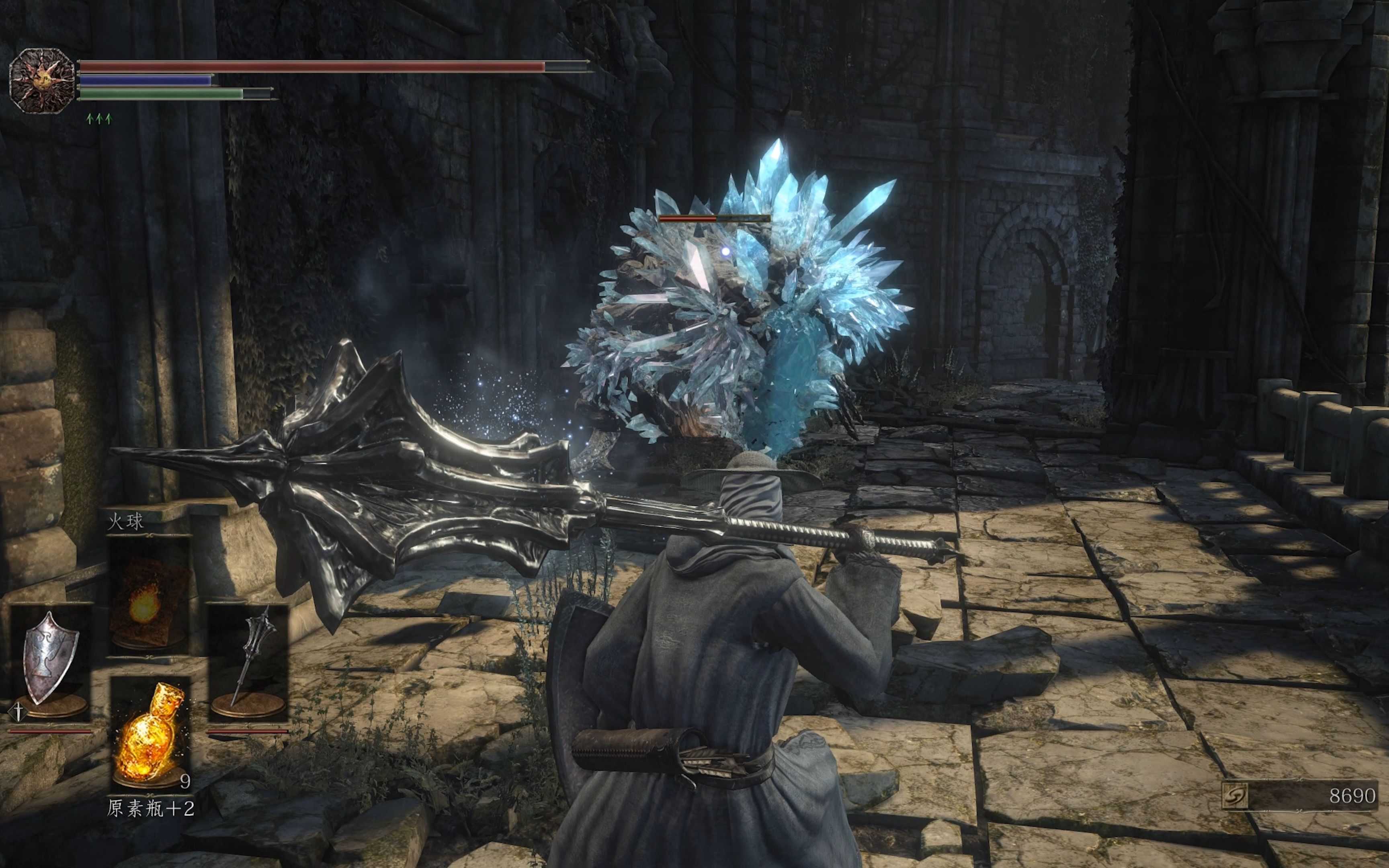 黑暗之魂3自从有了冰狗锤就越来越莽了