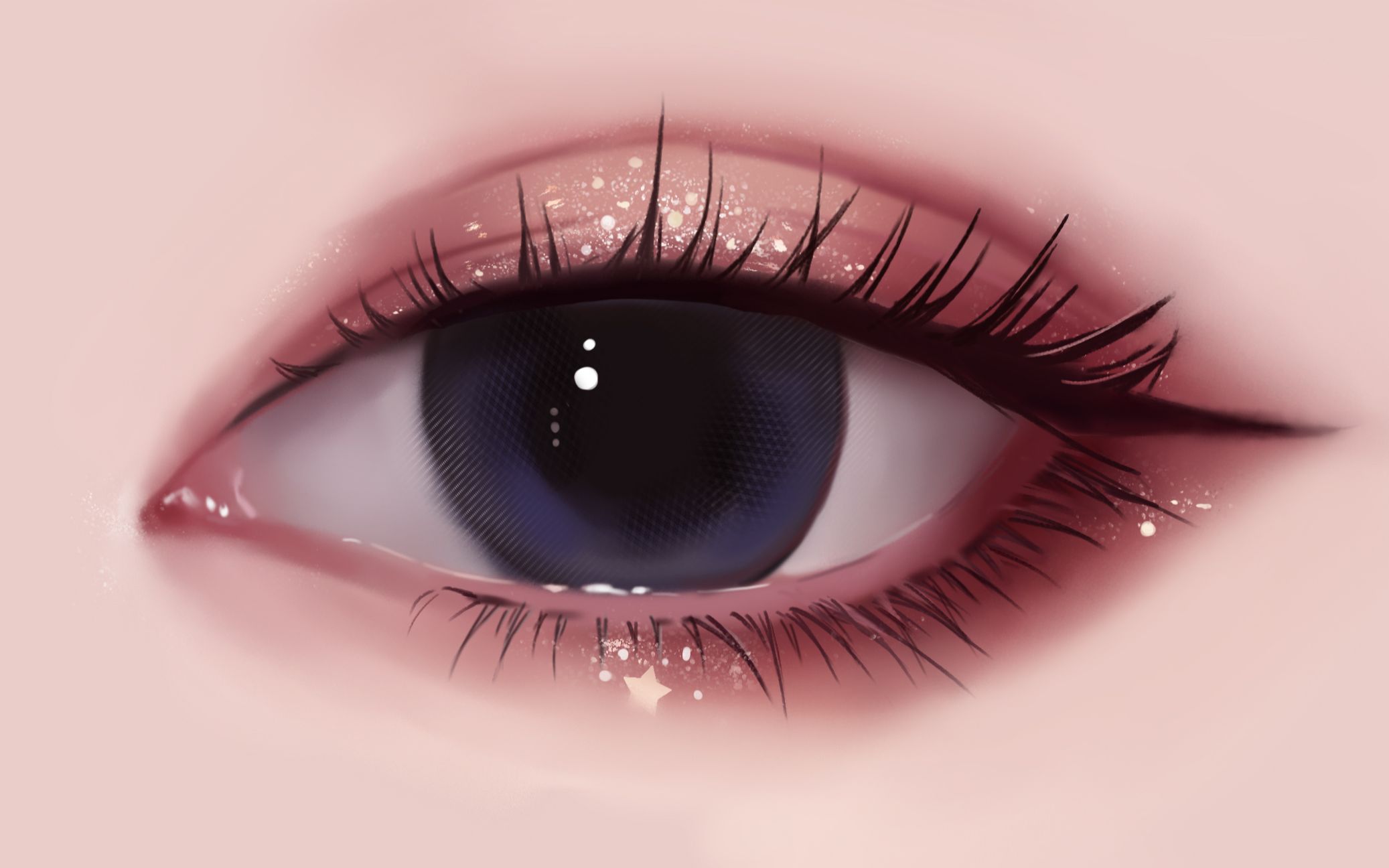 【板绘】这几个眼睛刻画的小技巧,知道能立马让你的眼神活起来.