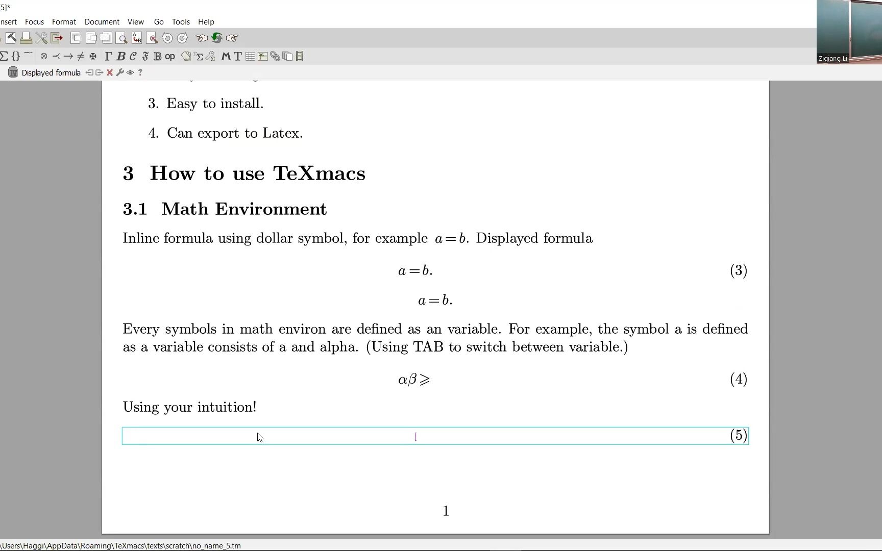 CRATalk #4 TeXmacs Tutorial  李岩松哔哩哔哩bilibili