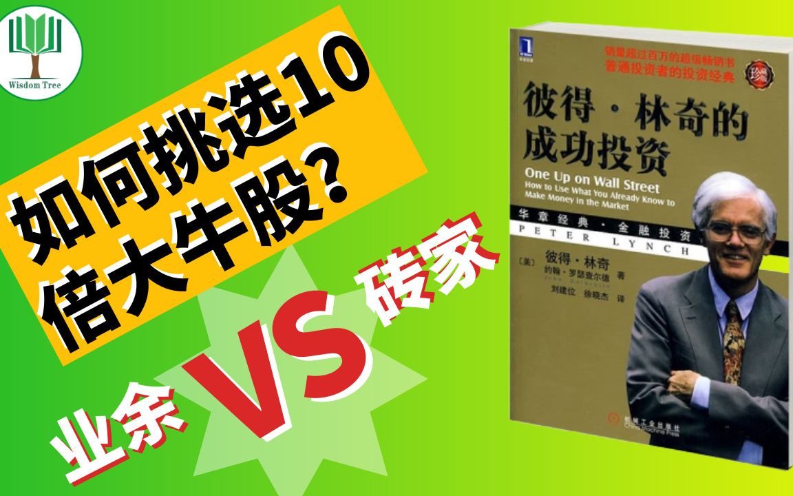 【精读1】《彼得林奇的成功投资》Peter Lynch教你如何挑选10倍大牛股?业余投资者如何战胜华尔街投资砖家?哔哩哔哩bilibili