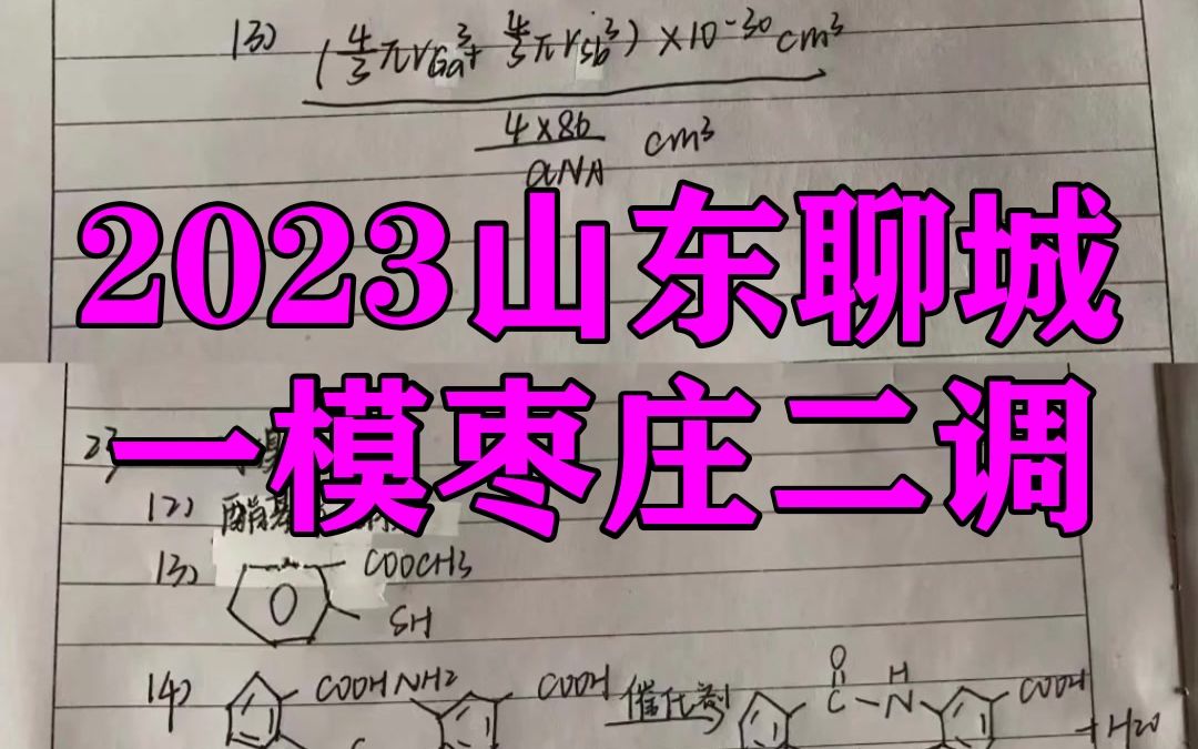 2023山东聊城一模枣庄二调!政治英语等科提前汇总今日已更新哔哩哔哩bilibili