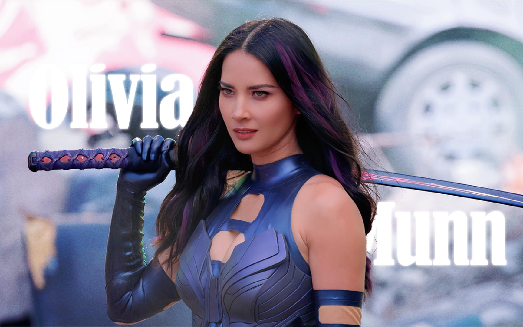 “《X战警》里出场就有被帅到的灵蝶𐟦‹”—Olivia Munn Instagram【X战警】哔哩哔哩bilibili