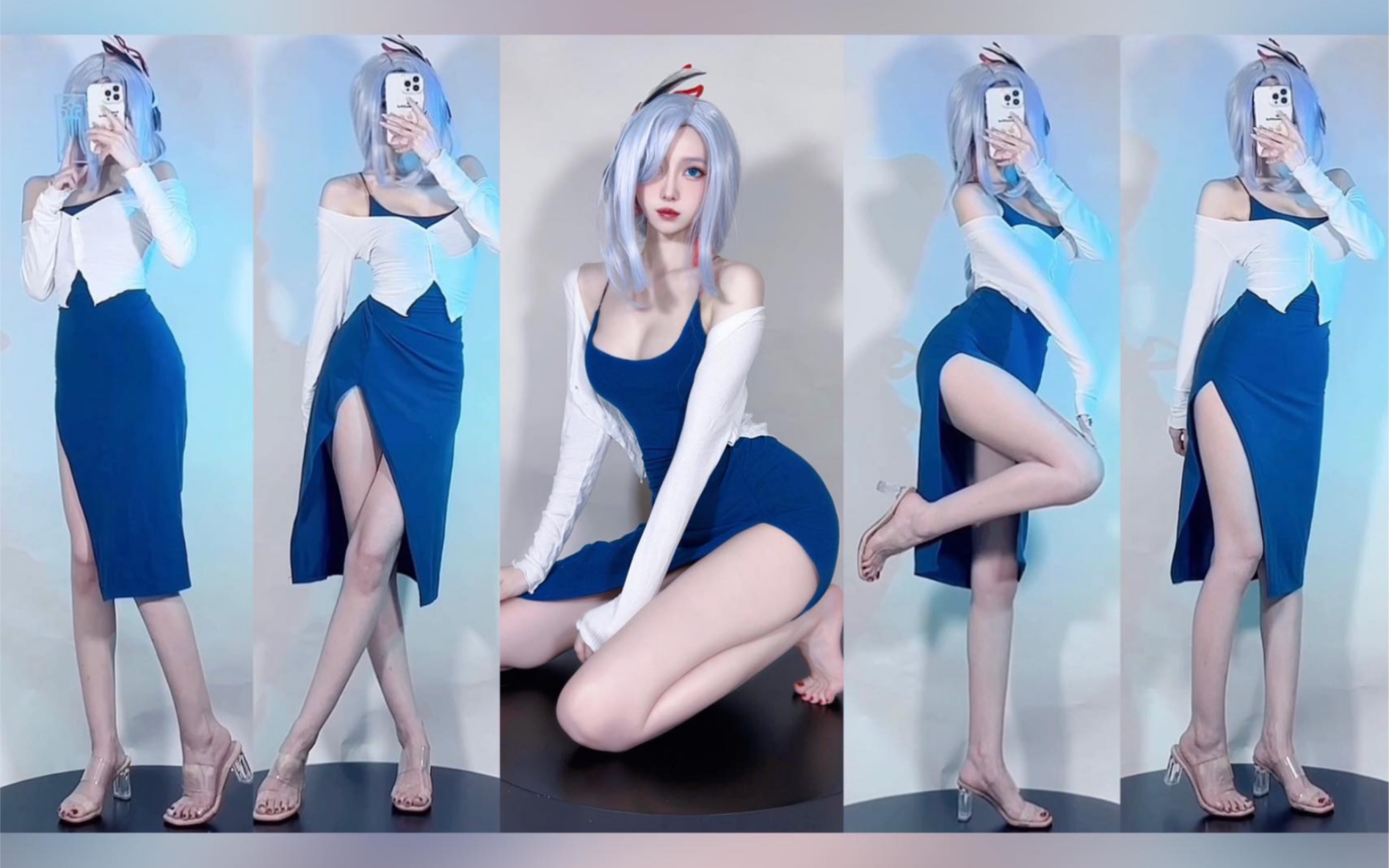 【申鹤cos】休闲装小姨喜欢吗～|原神|inna奈奈