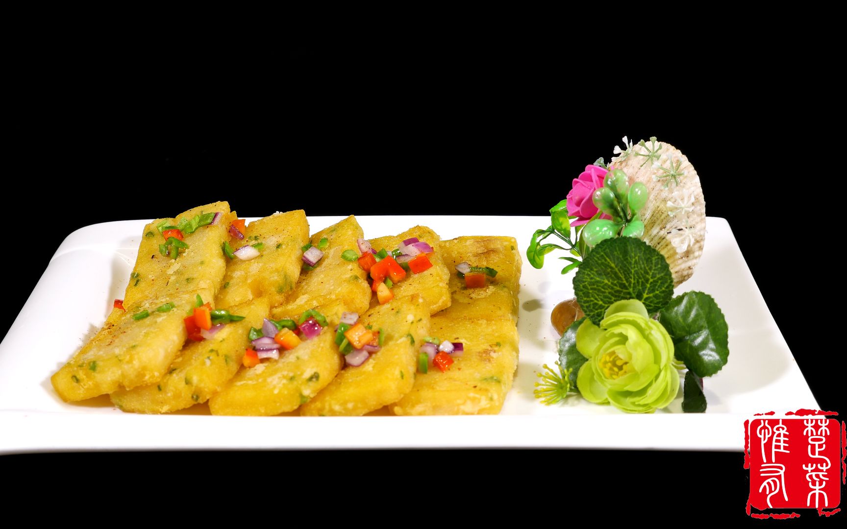 这才是最经典的素菜,香煎米豆腐,赋予素食不一样的口感,完美!