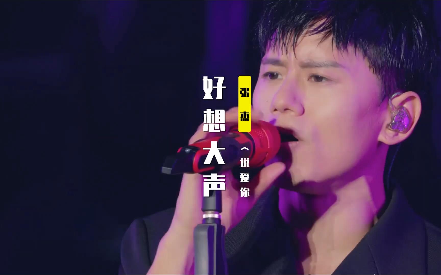 《好想大声说爱你》张杰|演唱会现场 61 live版