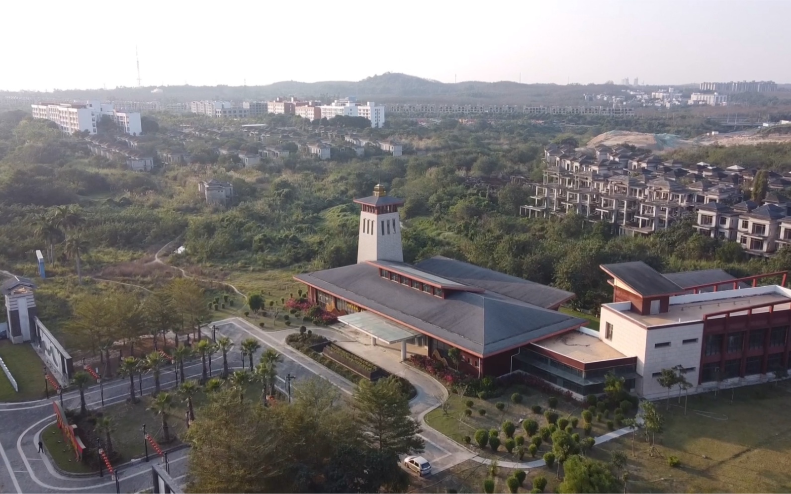 海南儋州市文化广场航拍—旅行记16