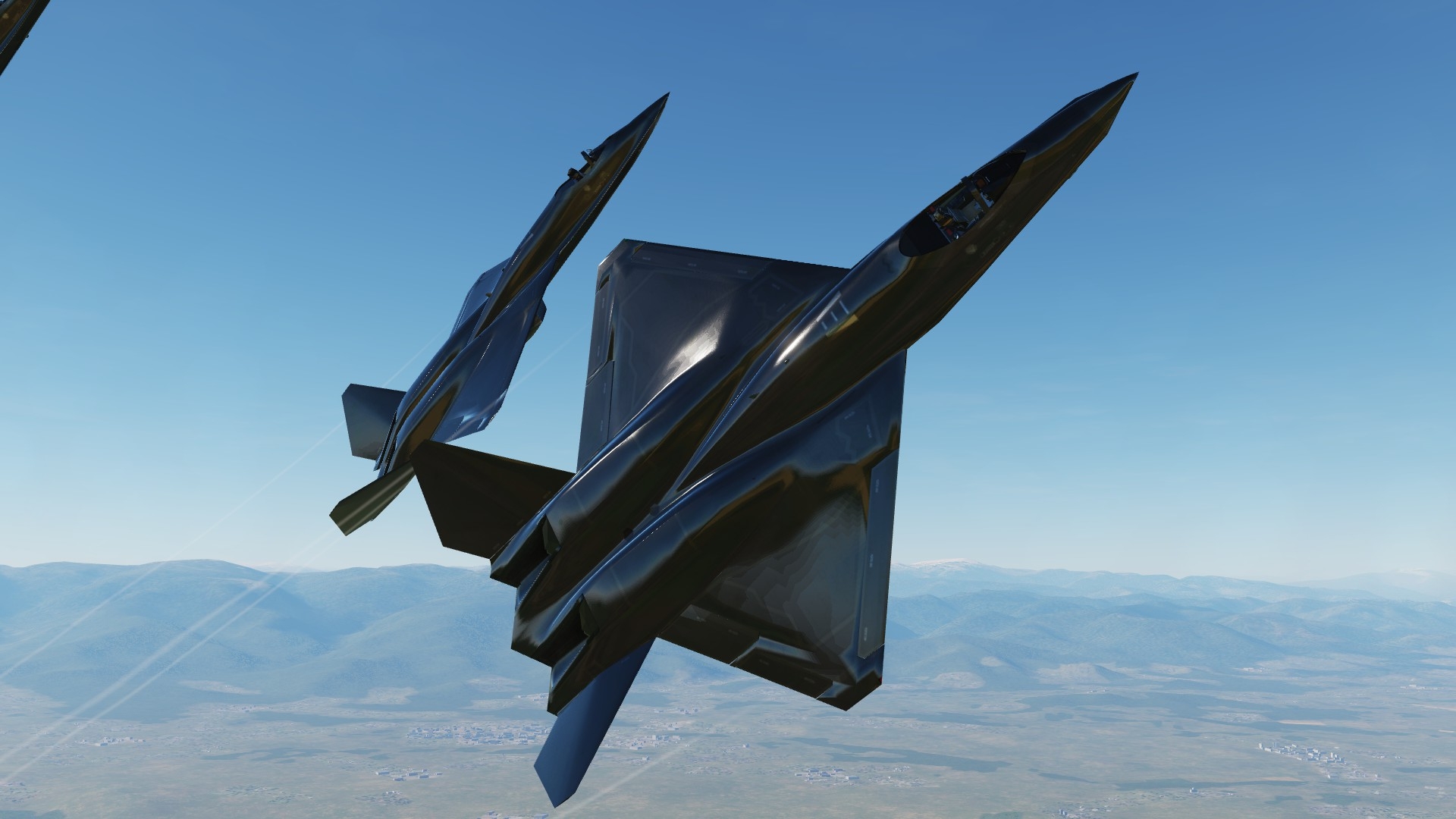 出动40架f23隐身战机,拦截70架苏30mki战机,过程刺激:场面壮观