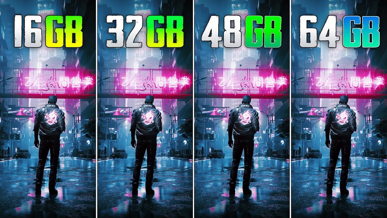 【4K60帧】2024年想爽玩3A大作需要多大内存:16GB vs 32GB vs 48GB vs 64GB  4K分辨率8款游戏对比测试 | 作者:TG哔哩哔哩bilibili