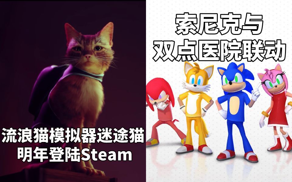 [图]【STEAM每日情报】流浪猫模拟器《迷途猫 Stray》明年登陆Steam+索尼克与《双点医院》联动