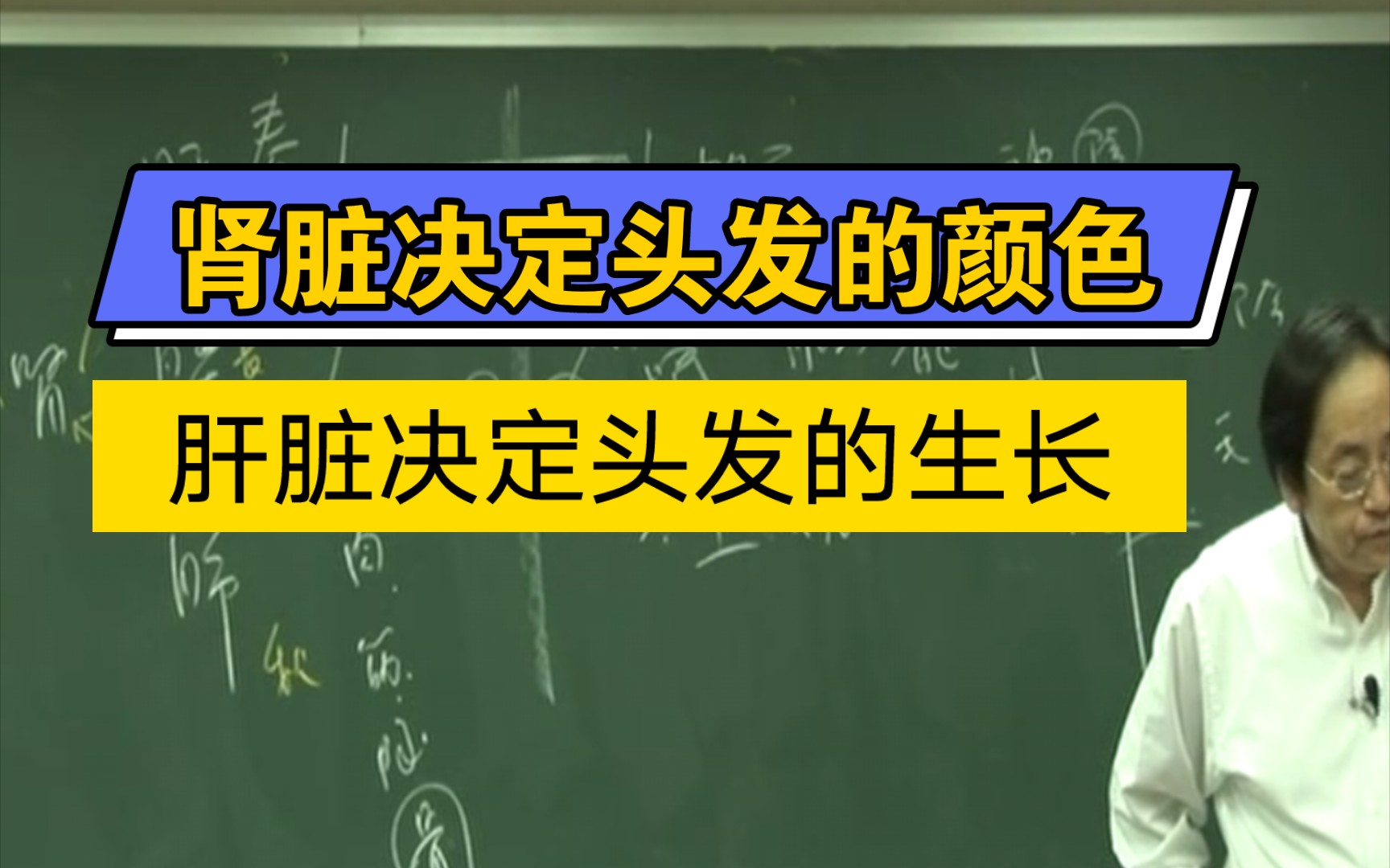 [图]肾脏决定头发的颜色，肝脏决定头发的生长