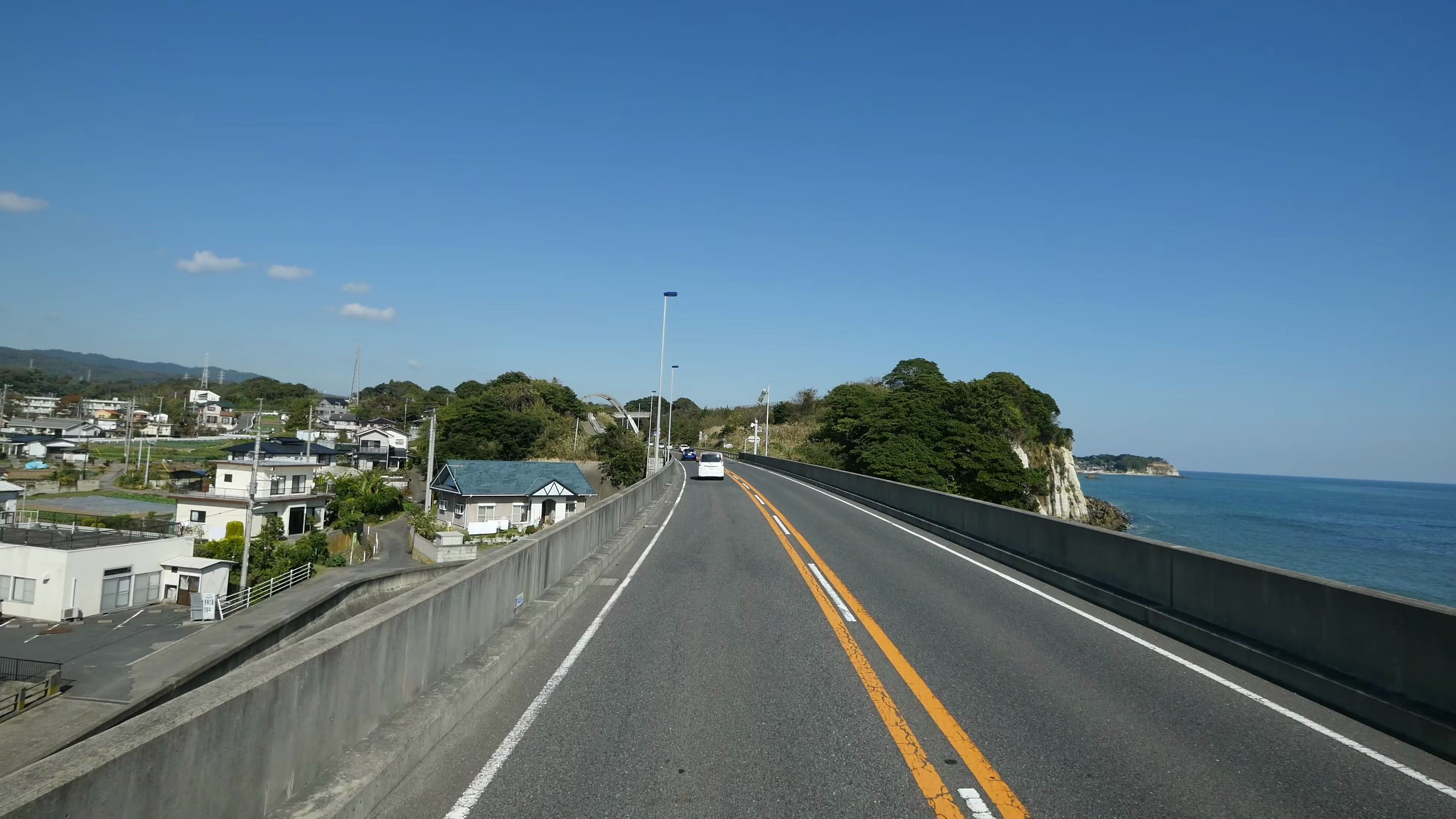 【4k】日本海景 行车记录 日立海滨路 by @snow renkon_哔哩哔哩 (゜