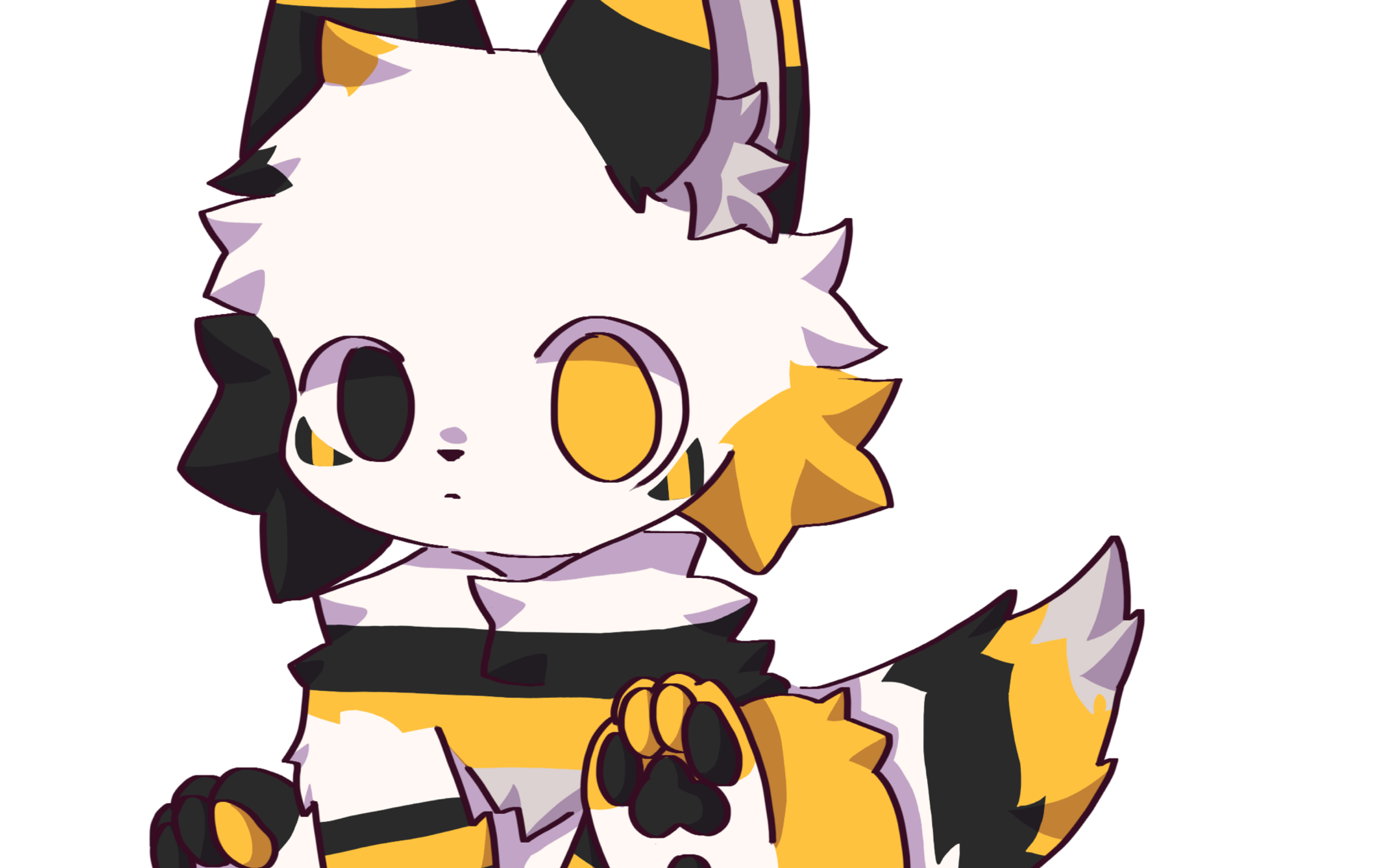 【兽设送设】一只可爱的警戒线小狗!