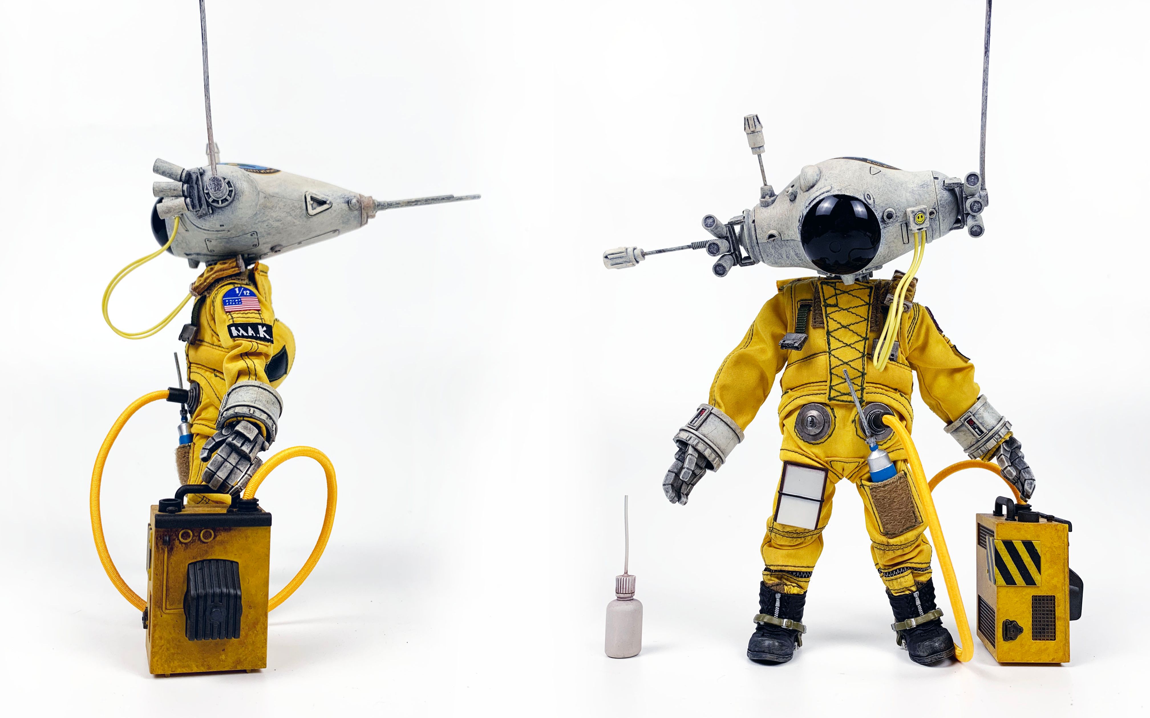 老罗玩具分享no.66 damtoys&横山宏gans boy(宇航员)