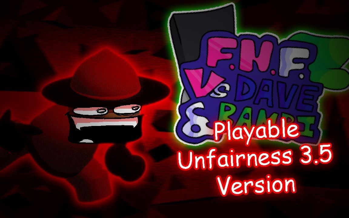 vs dave and bambi playable unfairness 3.5 version build showcase