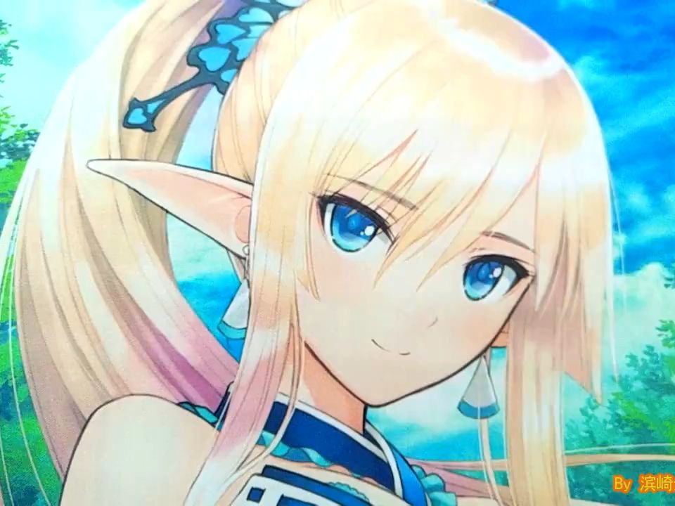 【日版acg周边收藏赏析】光明之响挂画 - 蓝色长裙雾香