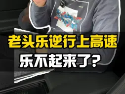 Descargar video: 老头乐逆行上高速？这下是真乐不起来了！