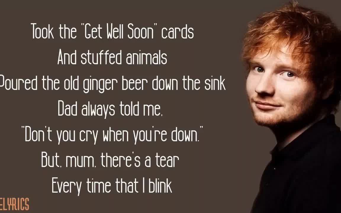 [图]Supermarket Flowers Ed Sheeran (Lyrics-歌词版