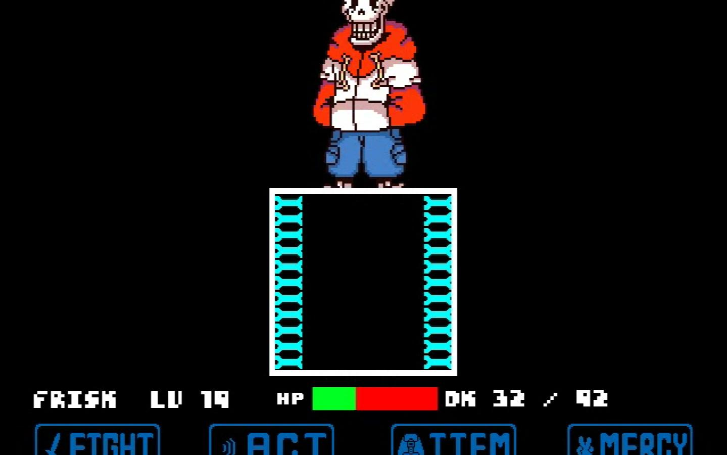 ts!papyrus(白萝卜)的战斗,打不过qaq