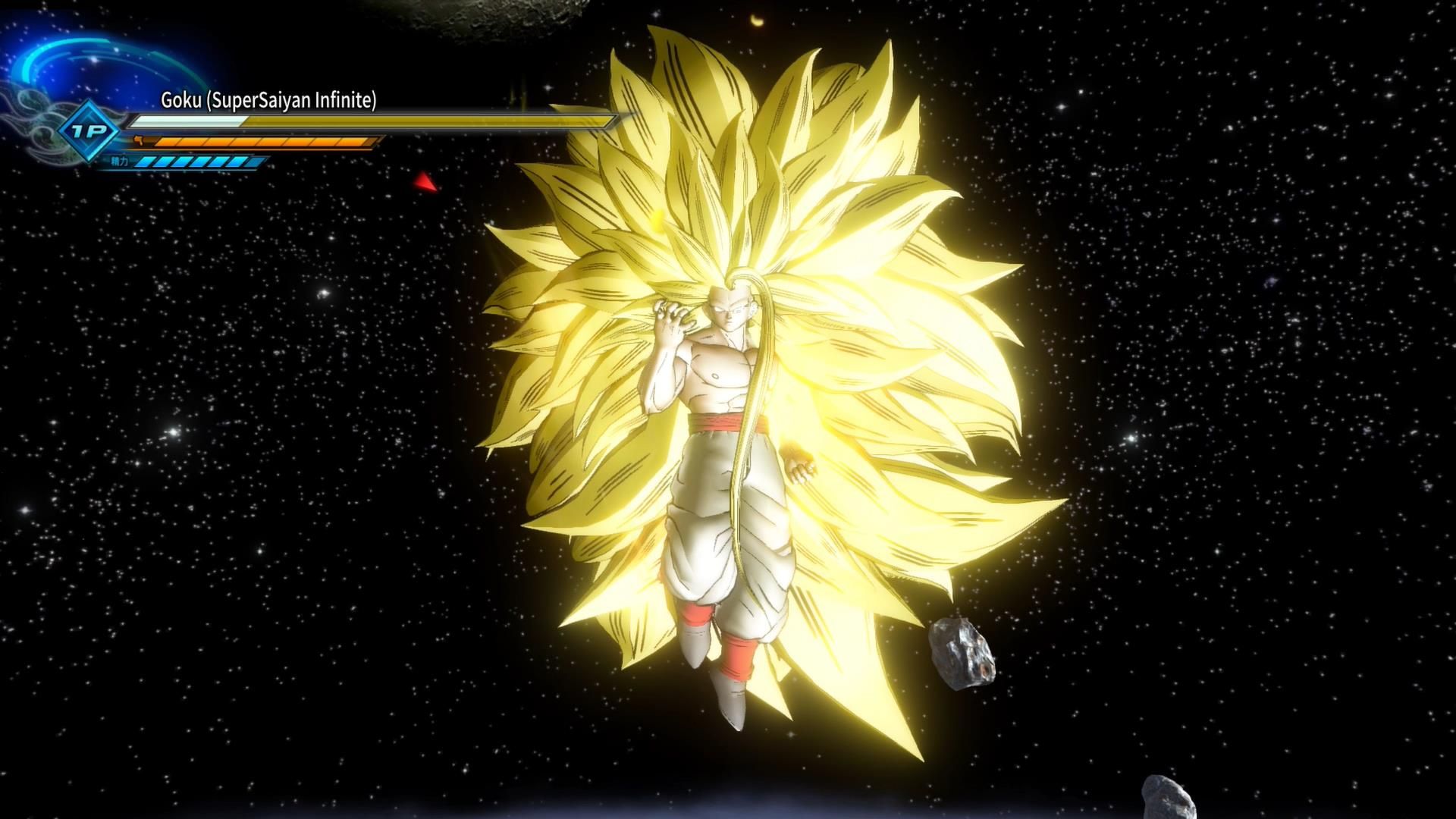 龙珠:孙悟空超级赛亚人无限全技能演示,头发越长战斗力越强