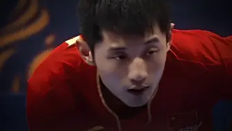 张继科这个漫不经心的擦网示意，帅惨了