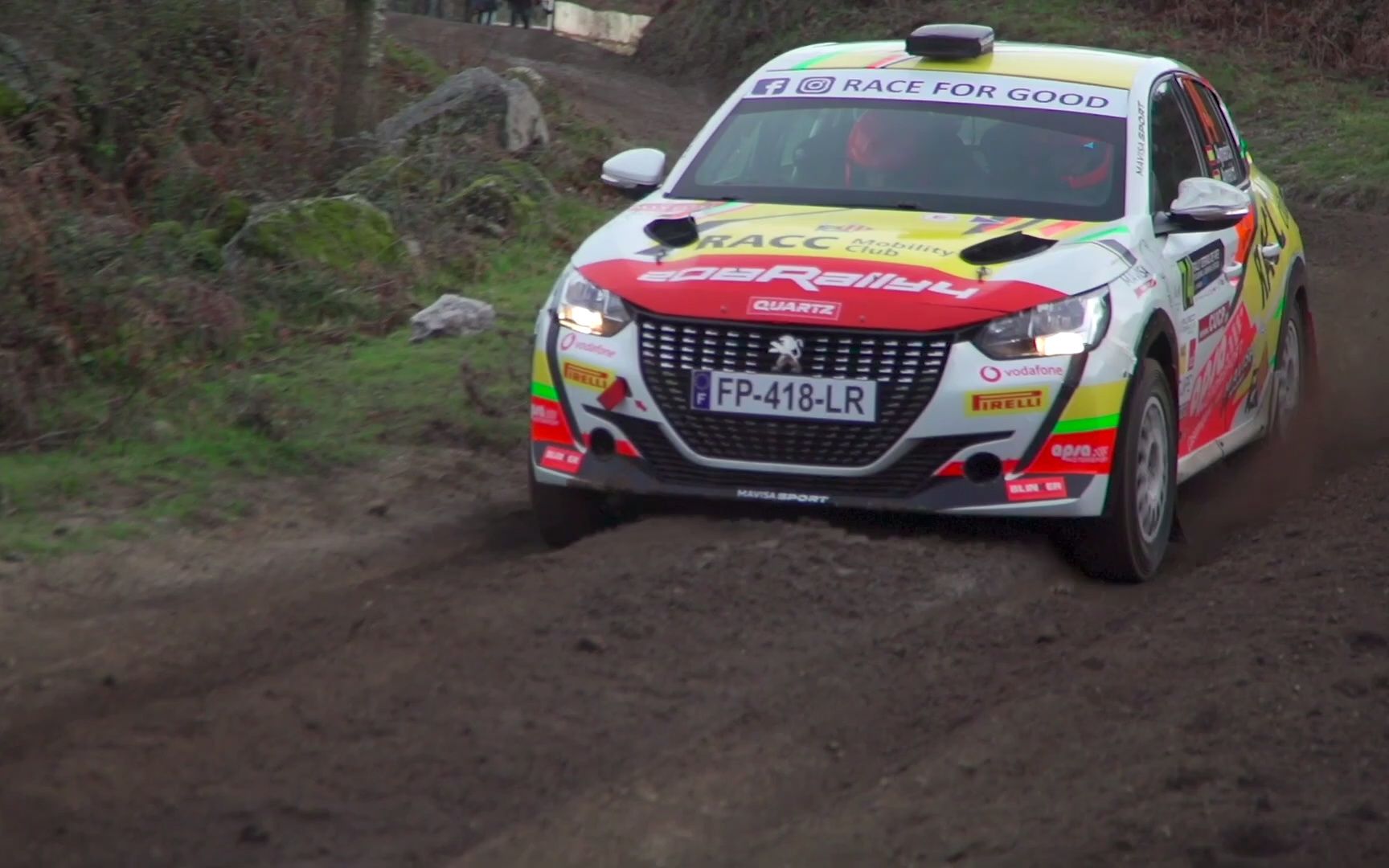 标致208拉力赛版本在2022年的精彩表现!psa标致雪铁龙ds雷诺法系车