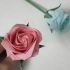 教你折漂亮立体的玫瑰花，只需几张纸多点耐心就完成