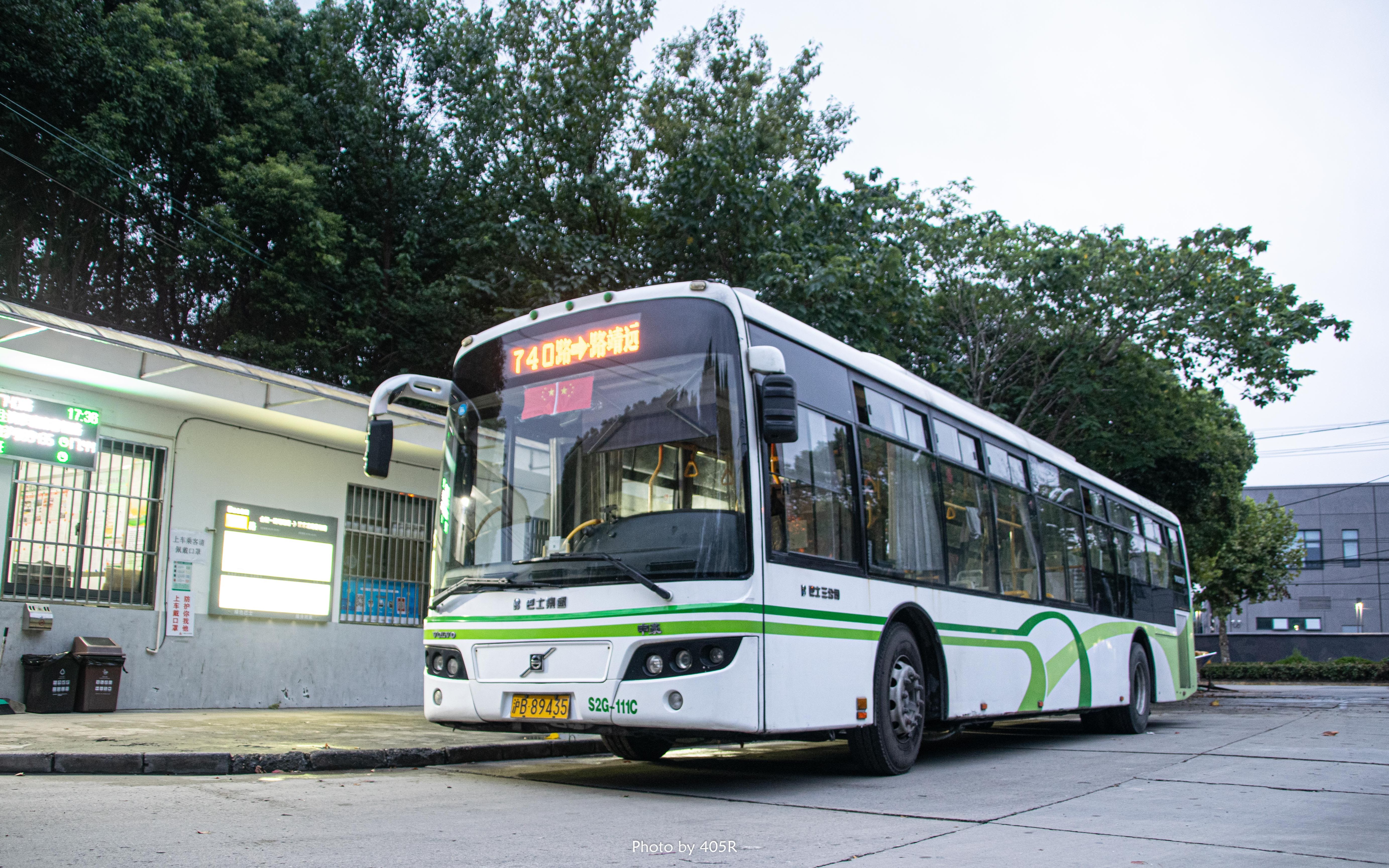 上海公交740路s2g行驶随拍
