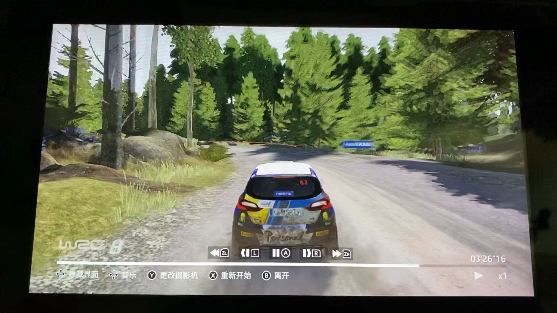 wrc8菜鸡用switch掌机模式玩wrc8