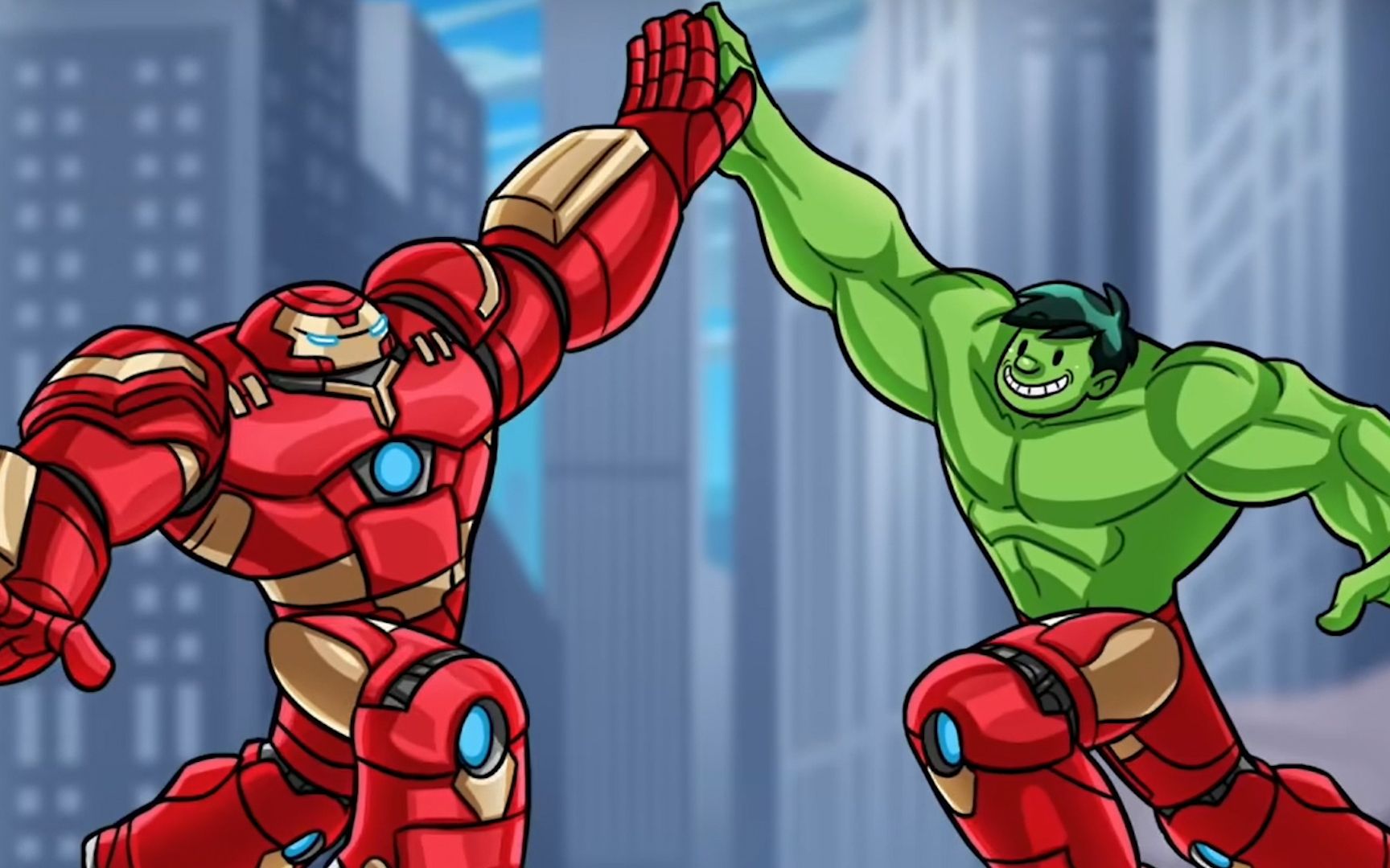 暴走的绿巨人,为了一条钢铁短裤,当场与钢铁侠握手言和?