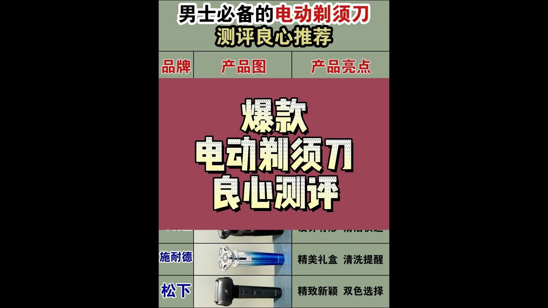 男士剃须刀品牌排行榜:全方位测评盘点