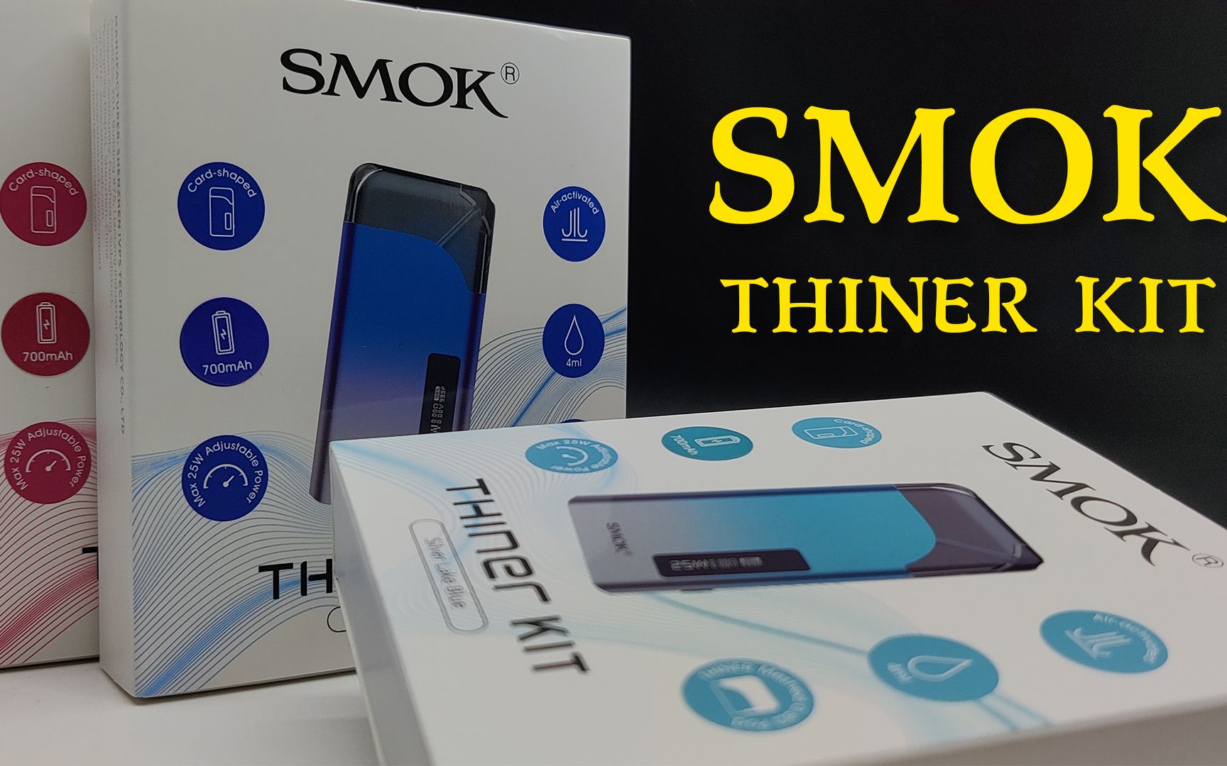 (蒸大方)许久不见的超薄卡片机型,SMOK THINER KIT【最近什么火】哔哩哔哩bilibili