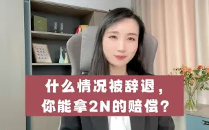 Télécharger la video: 什么情况被辞退，你能拿2N的赔偿？