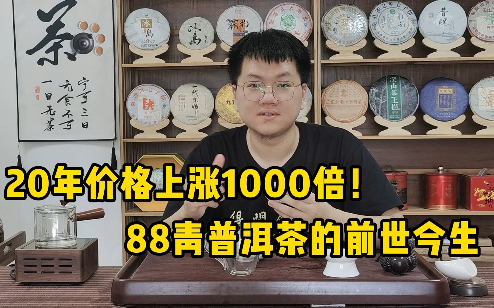 20年价格上涨1000倍,揭秘普洱茶传奇,88青普洱茶的前世今生哔哩哔哩bilibili