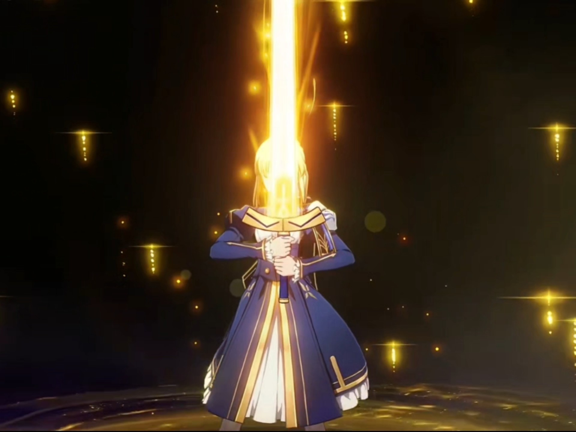 saber原版大招与崩铁版大招对比