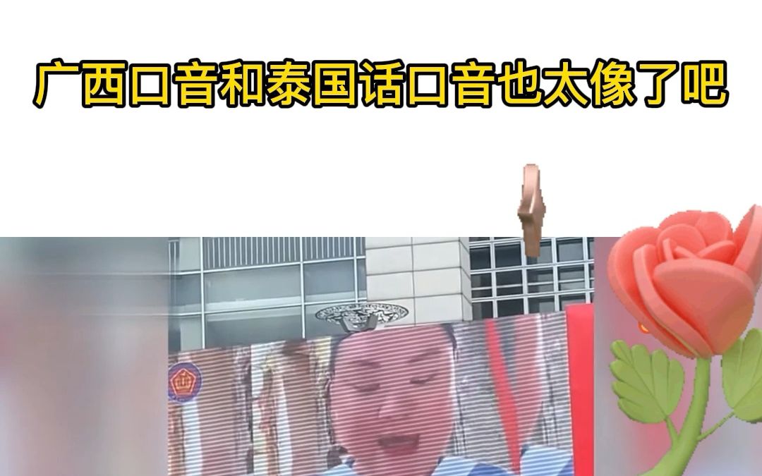 [图]那个广西味儿十足的泰国留学生，太像了吧！