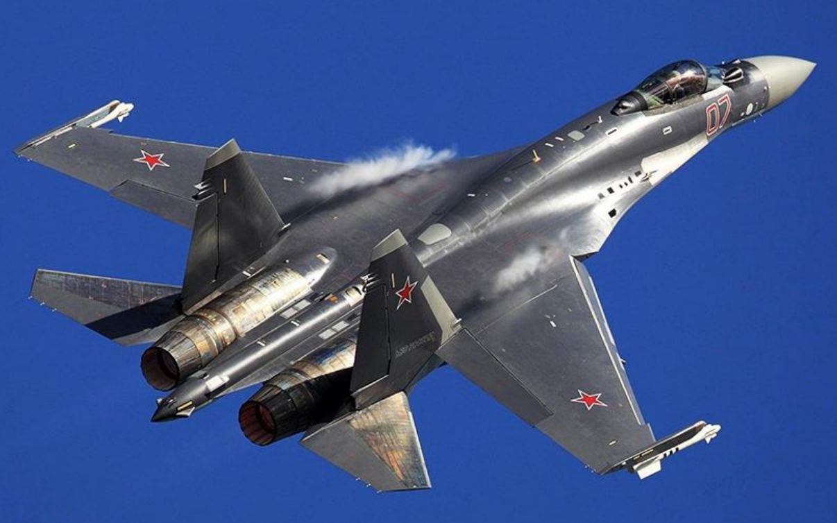 苏俄战机:"超侧卫"su-35 in action 2019