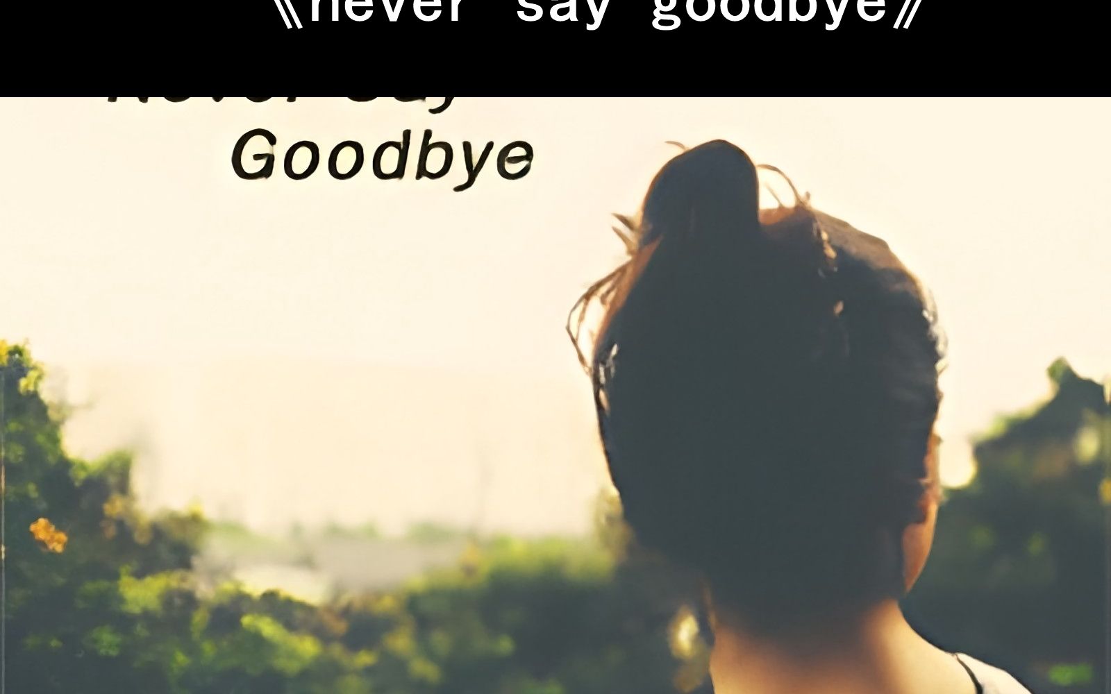 【附钢琴谱】never say goodbye钢琴谱 never say goodbye简谱 never