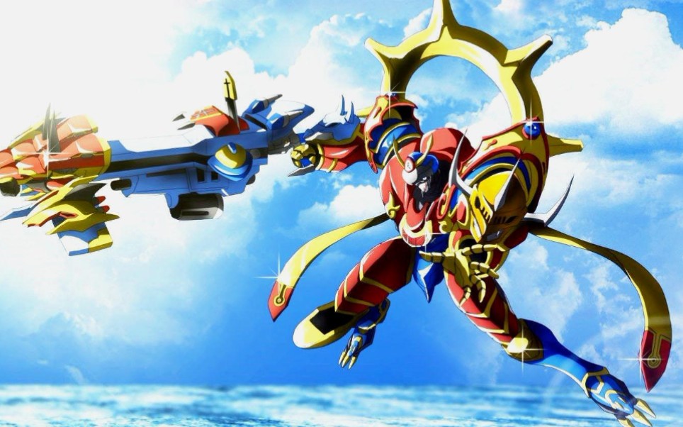 数码暴龙机04,凯暴凯加金武战魂装甲武装进化