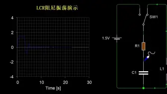 不需要懂王也能一看就懂的LC振荡原理演示