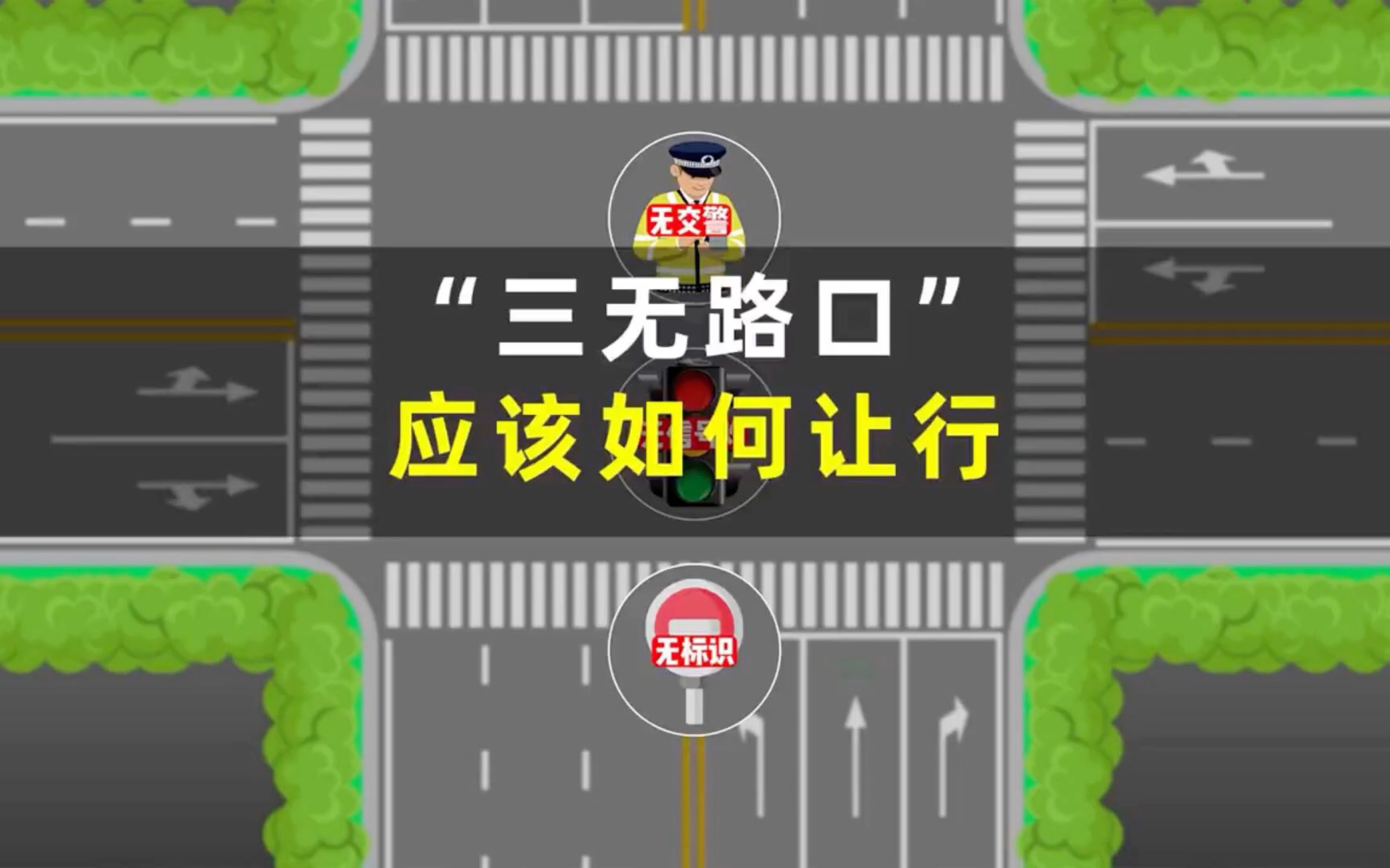 [图]在没有交警没有红绿灯没有道路标识路口应该让谁先行