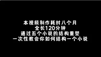 Скачать видео: 6个案例一次性教会你写小说！