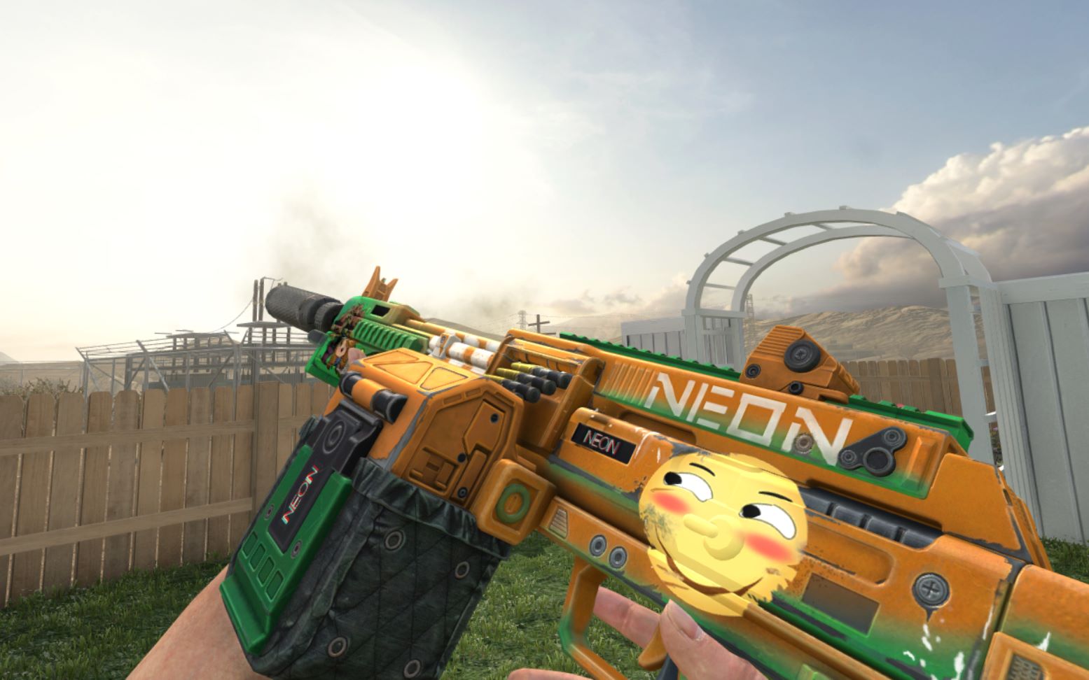 真正的大菠萝轻机枪连配色都是菠萝的色调mag43家族挺不错的一款皮肤