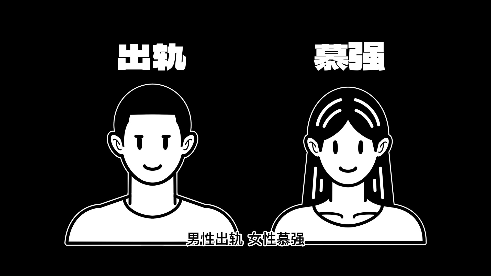 男性出轨 女性慕强哔哩哔哩bilibili