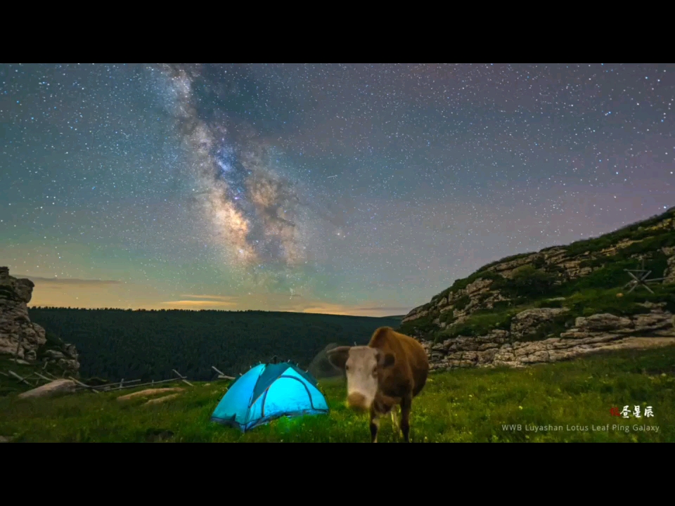 [图]春日星空 位置山西芦芽山