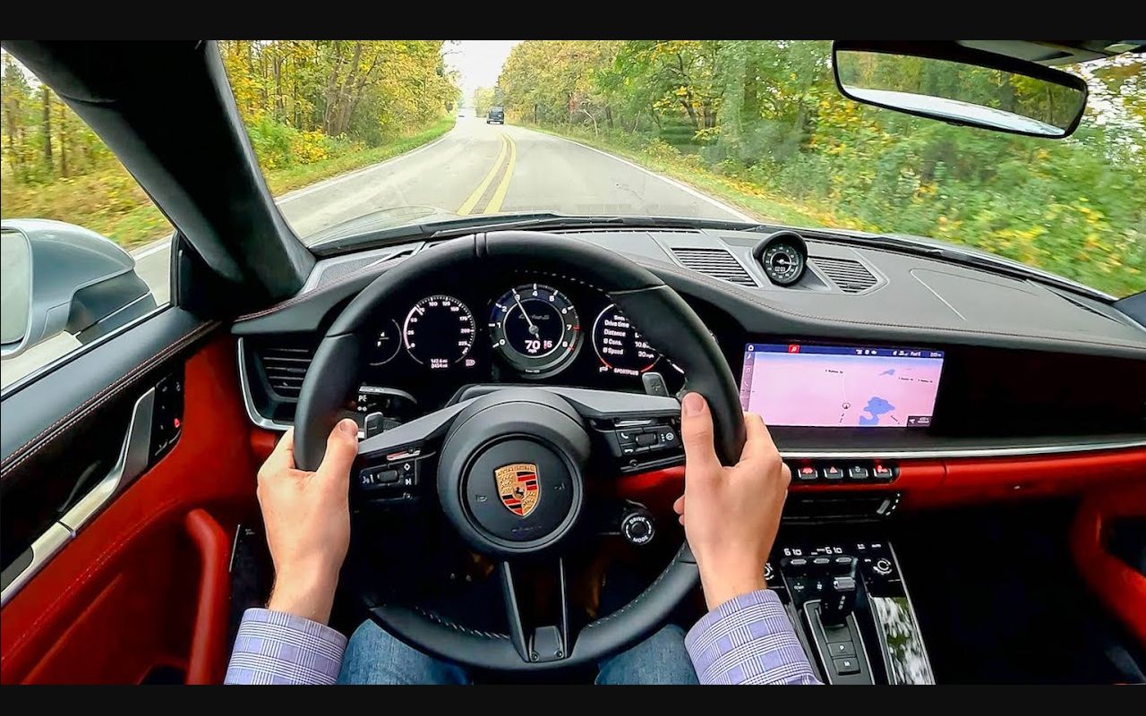 第一视角 2021 保时捷 911 turbo s - 测试驾驶 (双耳音频)