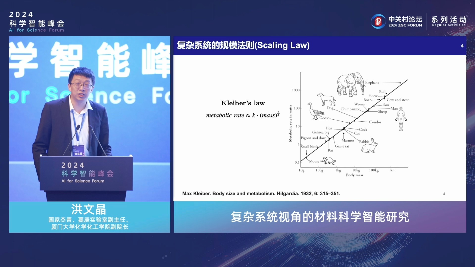 2024科学智能峰会复杂系统视角的材料科学智能研究 | 洪文晶哔哩哔哩bilibili