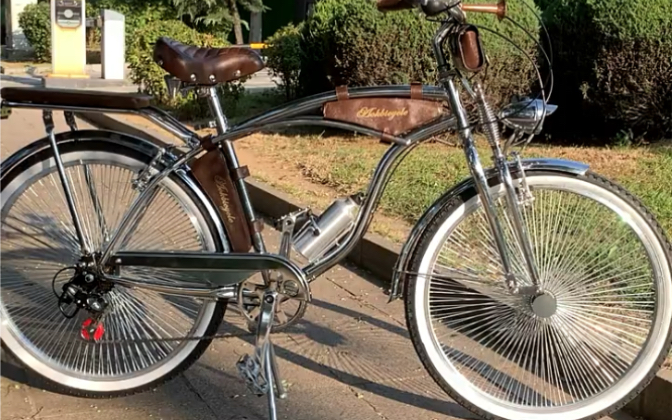 老爷车复古自行车